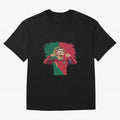 Cristiano Ronaldo CR7 T-shirt Design Oversized T-Shirt Carry National Pride through the FIFA World Cup 2026 Journey through Cristiano Ronaldo Highlights, Brazil, Portugal and Argentina Pride, Goal Celebration Energy, Supporter Heritage, Football