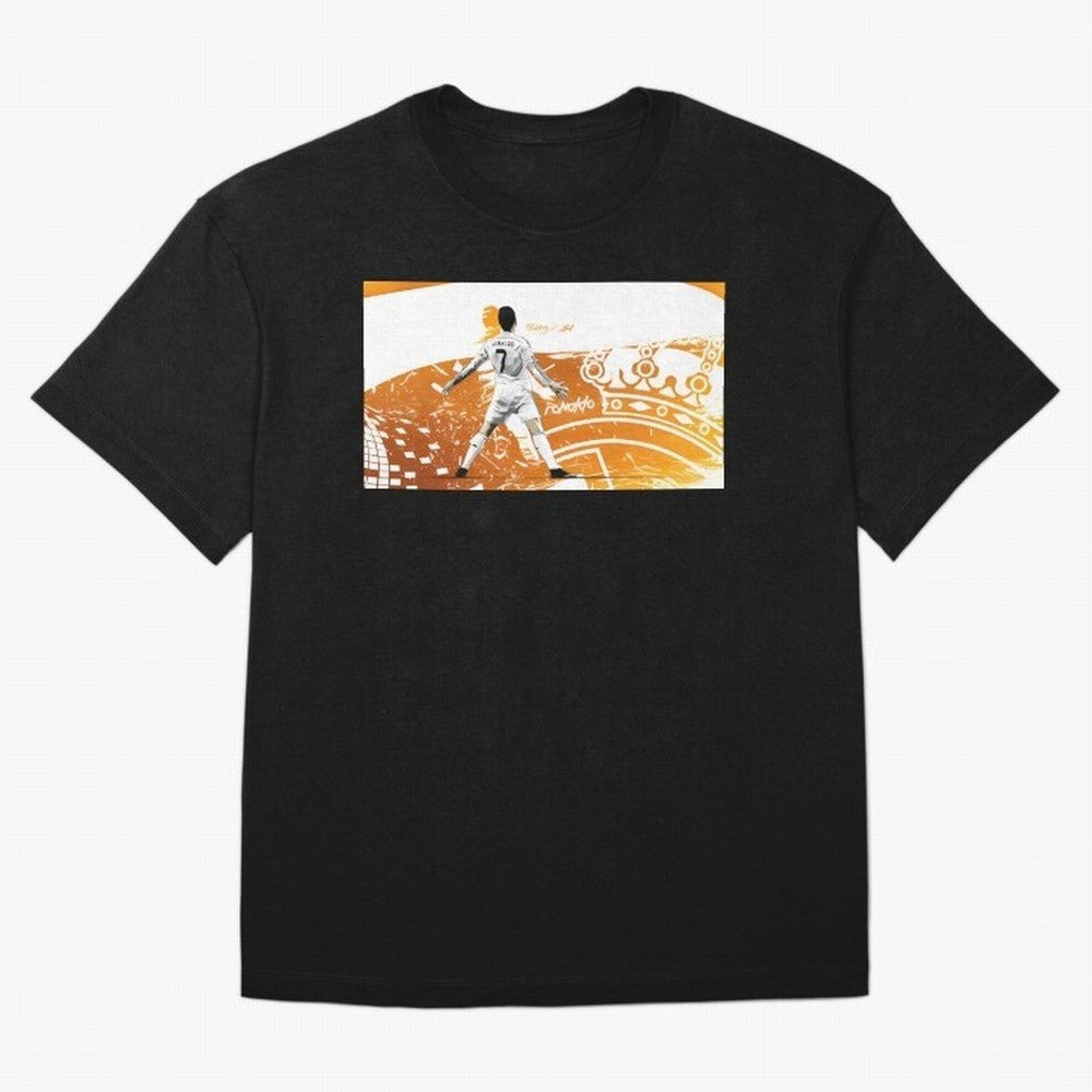 Cristiano Ronaldo Oversized T-Shirt Spotlight FIFA World Cup 2026 Group Stage Spirit, Highlighting Argentina, Messi and Cristiano Ronaldo, Classic Soccer Heritage, Championship Pressure, Fan Loyalty and International Pride; Made for Collectors Who