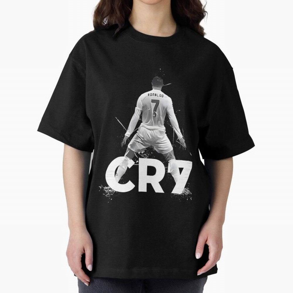 Cr7 Oversized T-Shirt Bring Match Day Fire to FIFA World Cup 2026 Spirit, Capturing Argentina and Brazil, Mbappe, Football Festival Excitement, Trophy Ambitions, Country Rivalries and Star Player Buzz; Perfect for Fans, Collectors, Family
