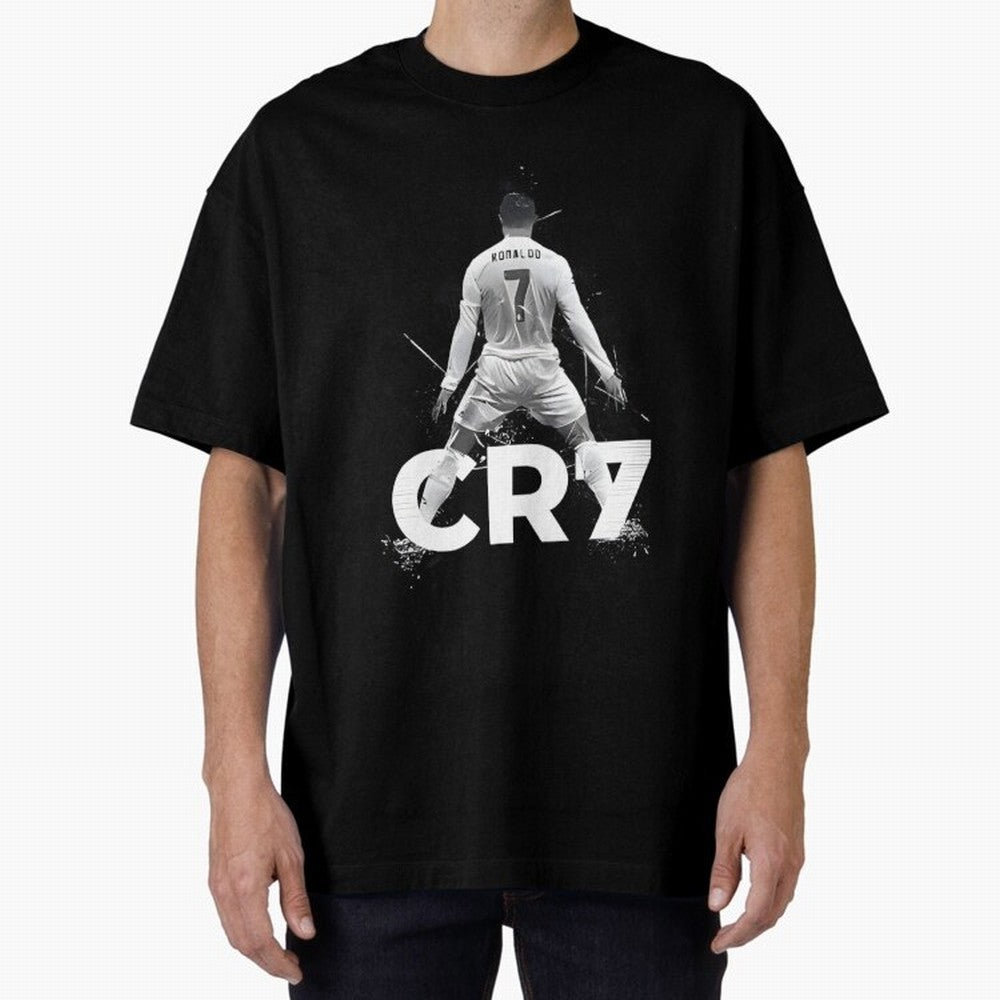 Cr7 Oversized T-Shirt Bring Match Day Fire to FIFA World Cup 2026 Spirit, Capturing Argentina and Brazil, Mbappe, Football Festival Excitement, Trophy Ambitions, Country Rivalries and Star Player Buzz; Perfect for Fans, Collectors, Family