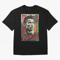 Cristiano Vintage Warned Japanese Poster Oversized T-Shirt Celebrate FIFA World Cup 2026 Spirit, Filled with Spain, Cristiano Ronaldo, Champion Mindset, Group Stage Buzz, Knockout Tension and Passionate Fan Culture; Ideal for Football Dads,