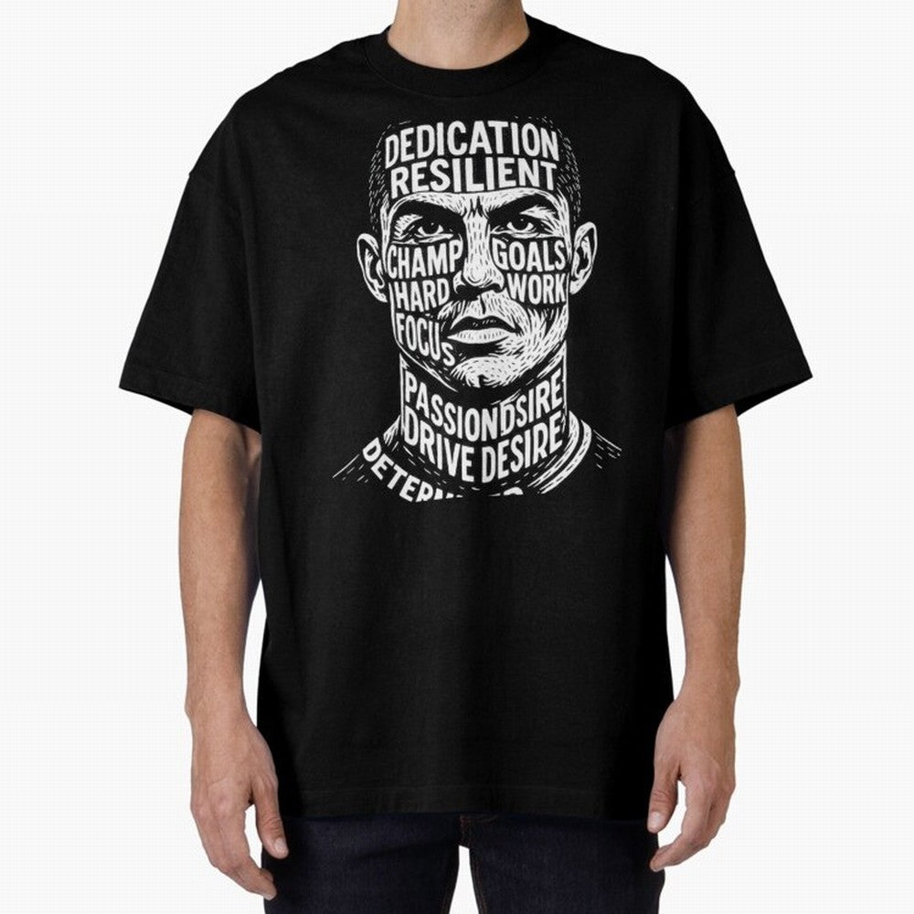 Artistic Ronaldo Oversized T-Shirt Celebrate Fan Favorites in the FIFA World Cup 2026 Journey through Mbappe and Neymar Highlights, Argentina, France and Brazil Pride, Stadium Memories, Football Loyalty, International Chants and Championship