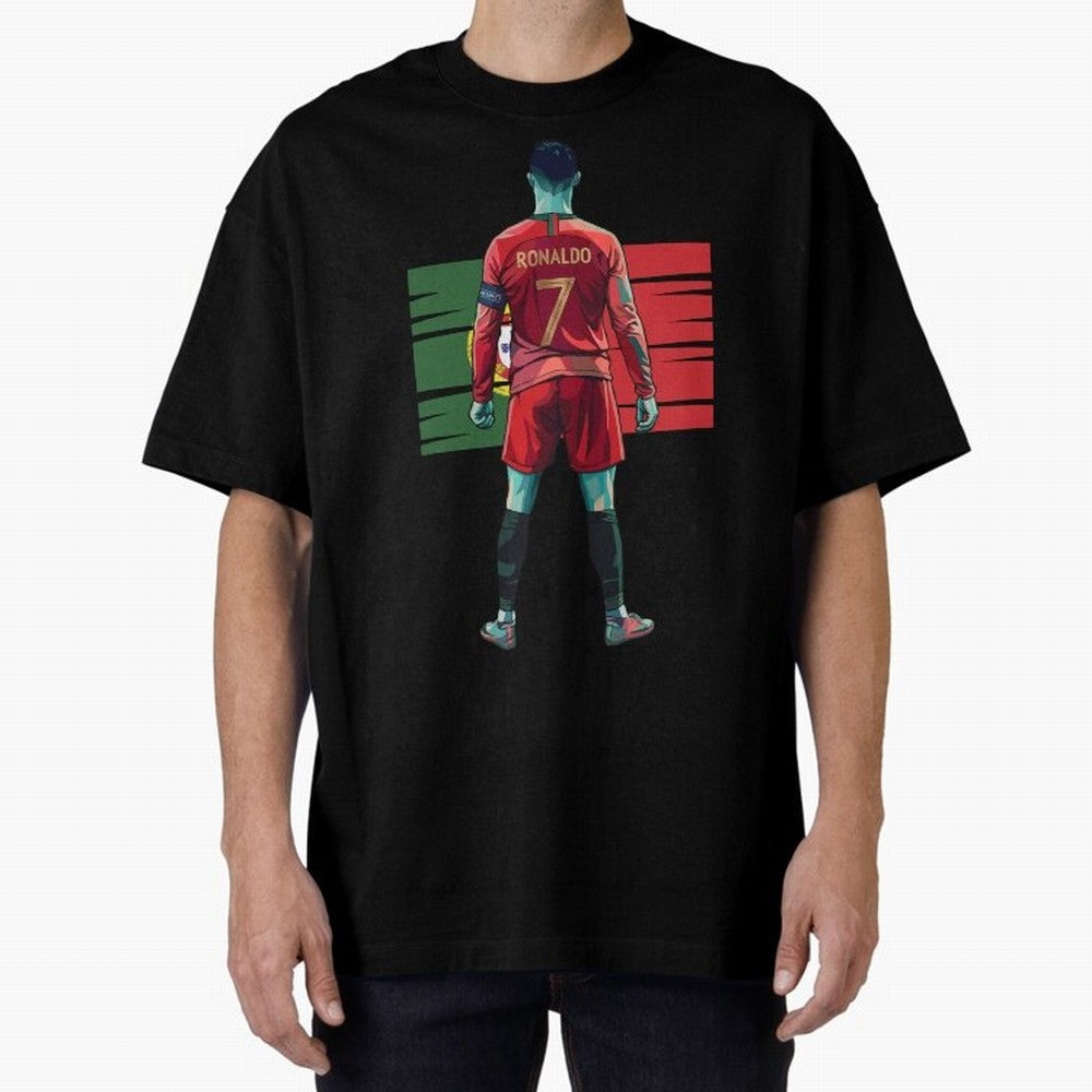 Cristiano Ronaldo Oversized T-Shirt Bring Bold Fan Energy to the FIFA World Cup 2026 Journey through Mbappe Highlights, England and Germany Pride, Game Day Rituals, Football Legends, Country Pride and the Road to the Final; Perfect for People Who