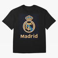 Madrid Oversized T-Shirt Show Your Tournament Heart for FIFA World Cup 2026 USA Canada Mexico for Fans of CR7 and Messi and France and Portugal, Bringing Stadium Chants, National Pride, Trophy Dreams and Unforgettable Football Memories; Ideal for