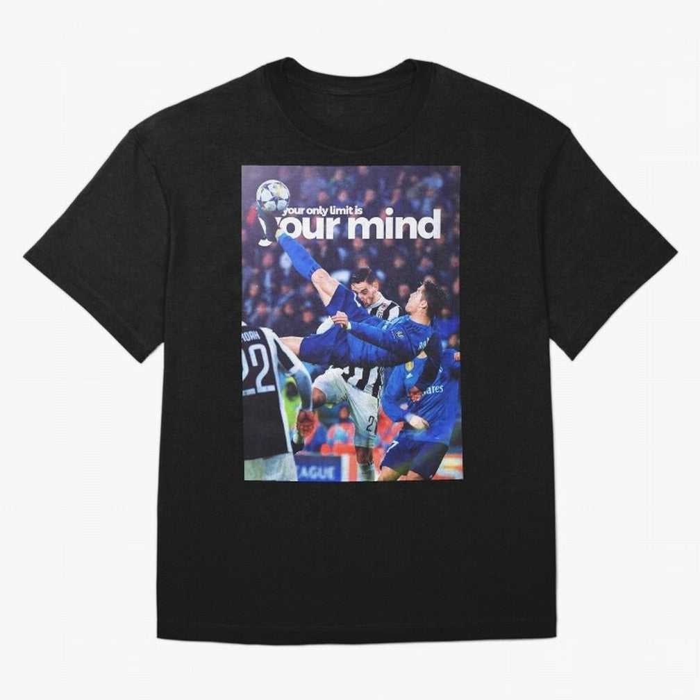 Cristiano Ronaldo - Your only limit is your mind Oversized T-Shirt Represent FIFA World Cup 2026 USA Canada Mexico Spirit, Built around Argentina and Brazil, Haaland and Mbappe, Game Day Rituals, Football Legends, Country Pride and the Road to the