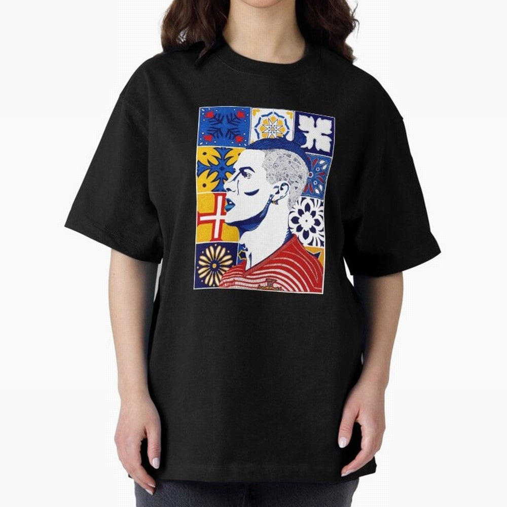 Cristiano Ronaldo Azulejos Oversized T-Shirt Honor Global Football Passion for FIFA World Cup 2026 Group Stage, Built around Messi, Neymar and Mbappe, England, France and Netherlands, Classic Soccer Heritage, Championship Pressure, Fan Loyalty and