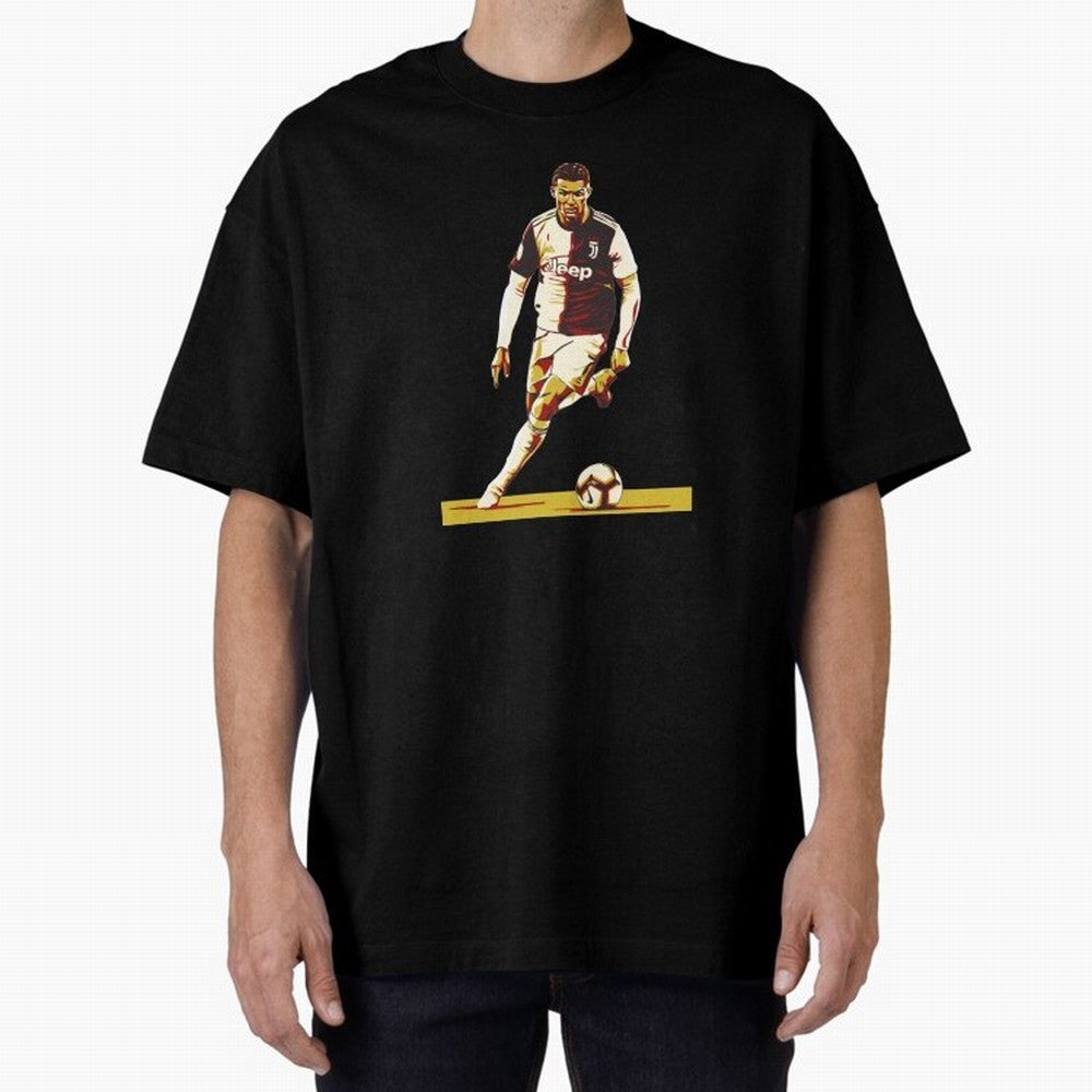 Ronaldo Oversized T-Shirt Feel International Energy from FIFA World Cup 2026 USA Canada Mexico Spirit, Made for France, Mbappe, Sports Nostalgia, International Competition, Famous Players and Unforgettable Victories; Perfect for Fans, Collectors,
