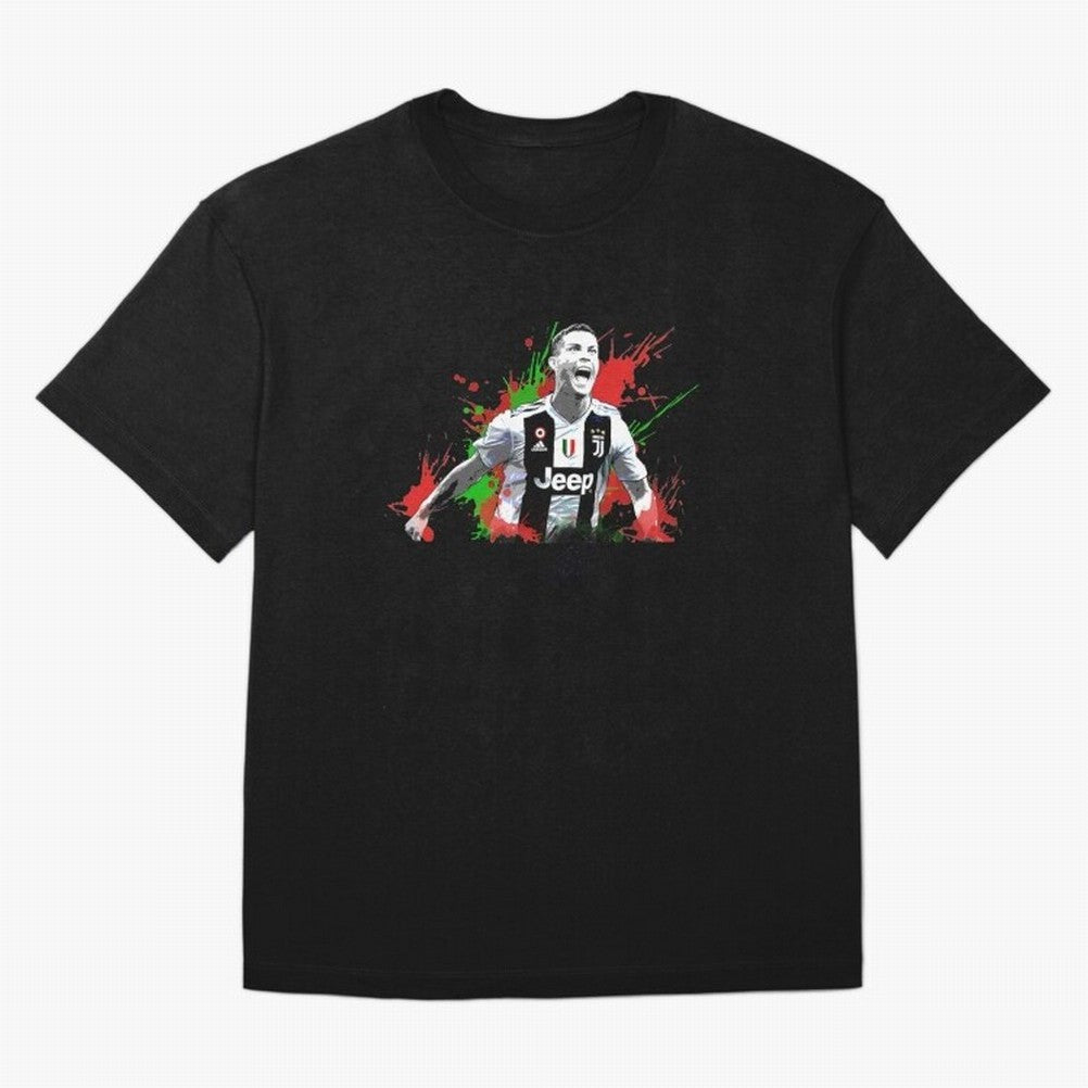 Cristiano Ronaldo Oversized T-Shirt Bring Stadium Energy to Match Day Hype around FIFA World Cup 2026 USA Canada Mexico, Haaland and Mbappe, Brazil, Goal Celebration Energy, Supporter Heritage, Football Icons and Worldwide Tournament Joy; Great for