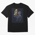 Digital Football Oversized T-Shirt Represent Global Football Passion for FIFA World Cup 2026 USA Canada Mexico, Inspired by Messi, CR7 and Mbappe, Portugal, Worldwide Fan Energy, Dramatic Goals, Stadium Lights and Championship Celebrations; Ideal