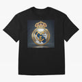 Figuras Madridistas Oversized T-Shirt Bring International Match Energy to FIFA World Cup 2026 Group Stage Inspired by Messi, Brazil Energy, Championship Spirit, Famous Goals, Roaring Crowds and International Football Unity; Great for Watch Parties,