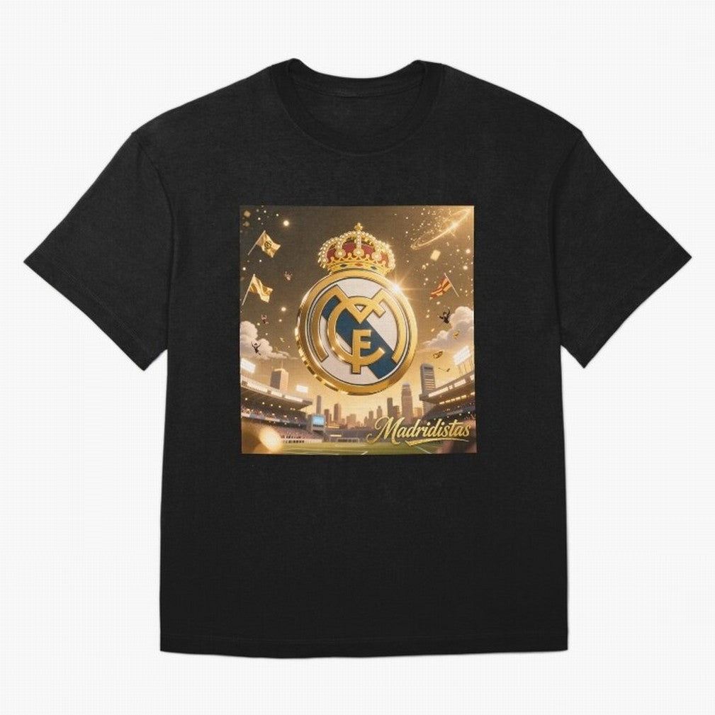 Madridistas Oversized T-Shirt Show Support during FIFA World Cup 2026 USA Canada Mexico Built around Cristiano Ronaldo, Haaland and CR7, England and Germany Energy, Football Passion, Legendary Performances, Festival Vibes and Supporter Community;