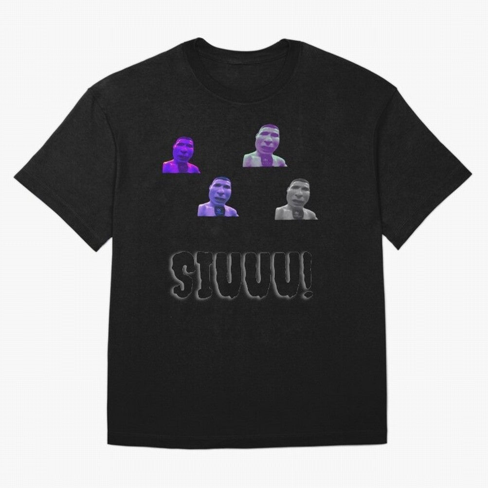 siuuu funny cr7 stickers 2022 Oversized T-Shirt Fuel Your Fan Pride for Match Day Hype around FIFA World Cup 2026, Neymar, Argentina and Brazil, Tournament Hype, Historic Matchups, Family Viewing Parties and Global Sports Pride; Made for Die Hard