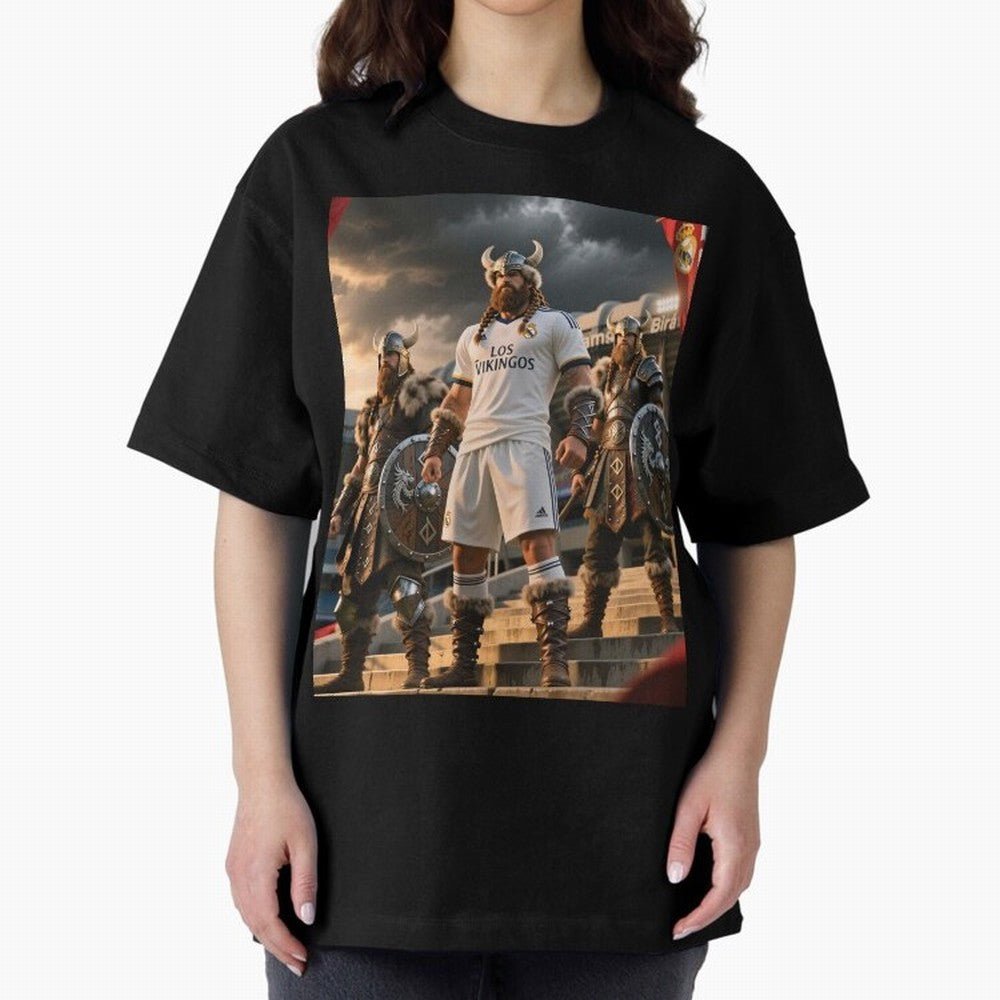 Los Vikingos del Bernab¨¦u Oversized T-Shirt Celebrate Every Goal in the FIFA World Cup 2026 Group Stage Journey through Neymar, Haaland and Cristiano Ronaldo Highlights, France and Portugal Pride, Football History, Final Match Energy, Crowd Noise