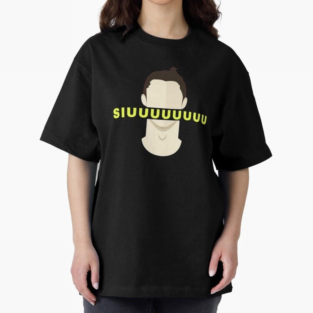 CR7 siuuu funny Oversized T-Shirt Celebrate Rivalries and Pride in FIFA World Cup 2026 Group Stage Spirit, Centered on England, France and Netherlands, Messi, Soccer Culture, Superstar Moments, National Team Dreams and Competitive Fire; Ideal for