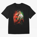 Cristiano Ronaldo Football Legend Oversized T-Shirt Celebrate the Magic of the FIFA World Cup 2026 Journey through Cristiano Ronaldo Highlights, England and Germany Pride, Retro Football Energy, Iconic Rivalries, Trophy Chase Drama and Stadium