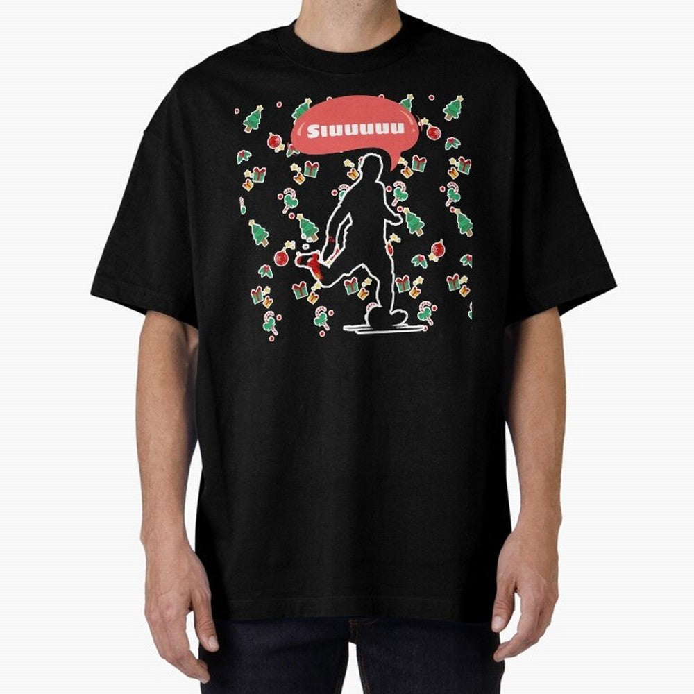 Christmas siuuu CR7 goal Oversized T-Shirt Show Your Tournament Heart for the FIFA World Cup 2026 Journey through Mbappe and Neymar Highlights, Netherlands Pride, Supporter Pride, Iconic Celebrations, Legendary Names and Global Match Day Energy;