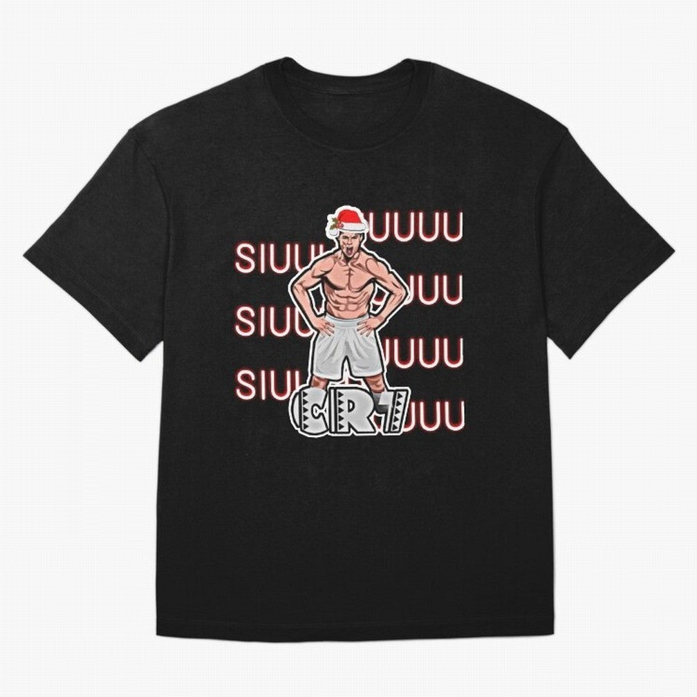 Siuuu cr7 christmas Oversized T-Shirt Follow Every Goal of the FIFA World Cup 2026 Group Stage Journey through Messi, CR7 and Mbappe Highlights, Argentina Pride, Game Day Rituals, Football Legends, Country Pride and the Road to the Final; Ideal for