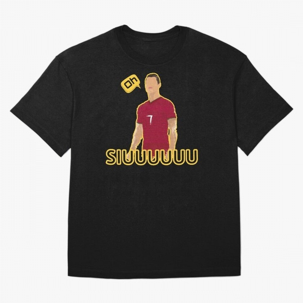 Oh siuuu CR7 funny Oversized T-Shirt Discover FIFA World Cup 2026 USA Canada Mexico Spirit, Centered on France and Portugal, Messi and Cristiano Ronaldo, Global Supporter Spirit, Legendary Goals, National Colors and Tournament Celebration; Ideal