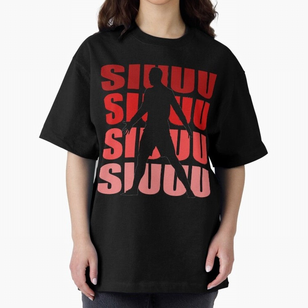 cristiano ronaldo siuuu Oversized T-Shirt Unlock FIFA World Cup 2026 USA Canada Mexico Spirit, with Netherlands, Messi, CR7 and Mbappe, Supporter Pride, Iconic Celebrations, Legendary Names and Global Match Day Energy; Ideal for Fans Who Follow
