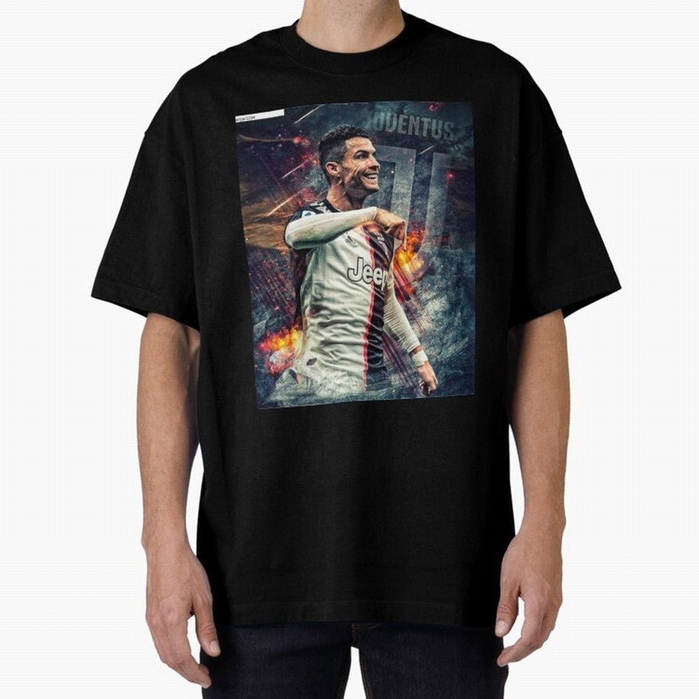 Wallpaper Cristiano Ronaldo Oversized T-Shirt Represent Fans Who Live for Match Day Hype around FIFA World Cup 2026 Group Stage, Messi, Neymar and Mbappe, England, Football Festival Excitement, Trophy Ambitions, Country Rivalries and Star Player