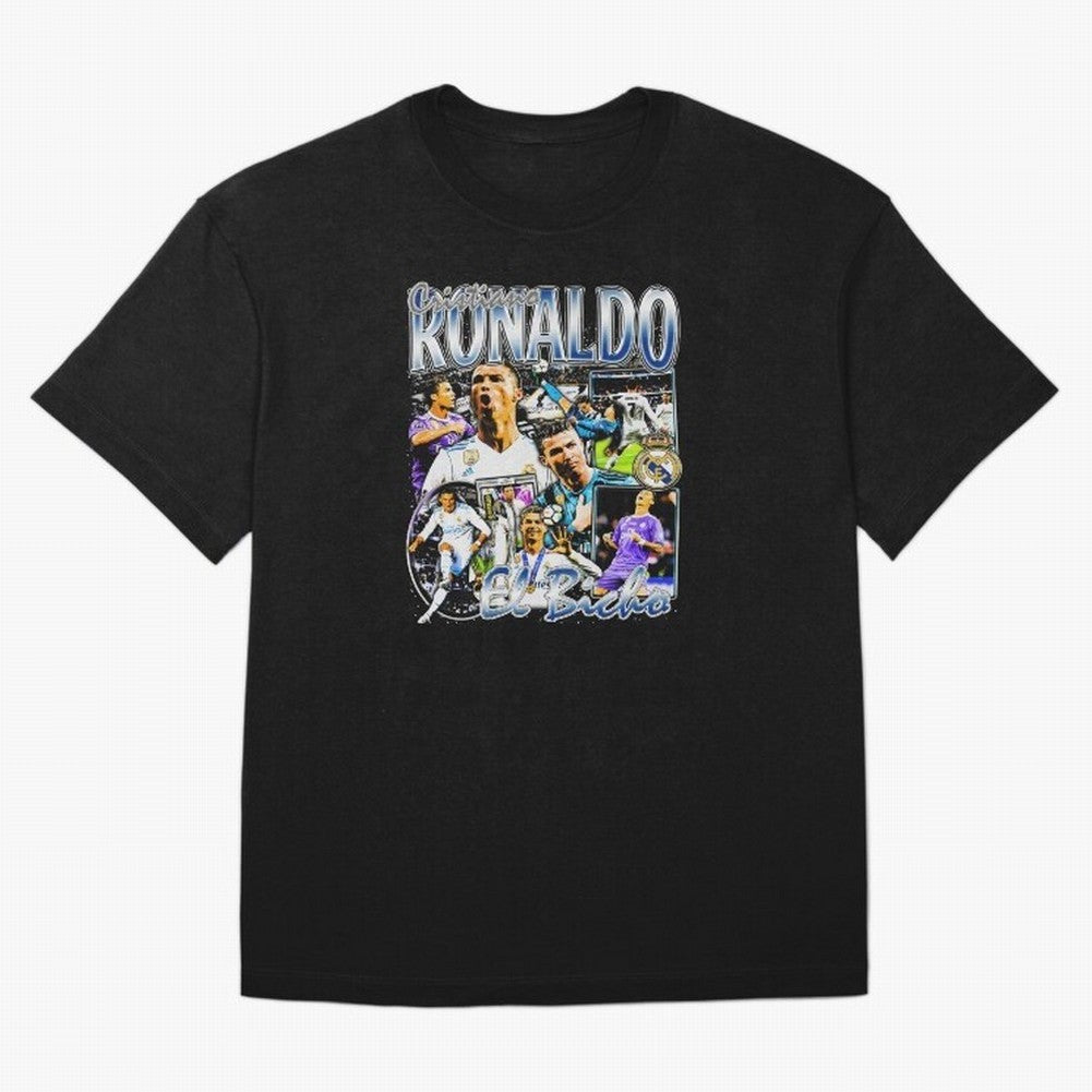 Cristiano Ronaldo El Bicho Oversized T-Shirt Bring World Football Passion into FIFA World Cup 2026 USA Canada Mexico Spirit, Featuring Spain, Cristiano Ronaldo, Football Festival Excitement, Trophy Ambitions, Country Rivalries and Star Player Buzz;