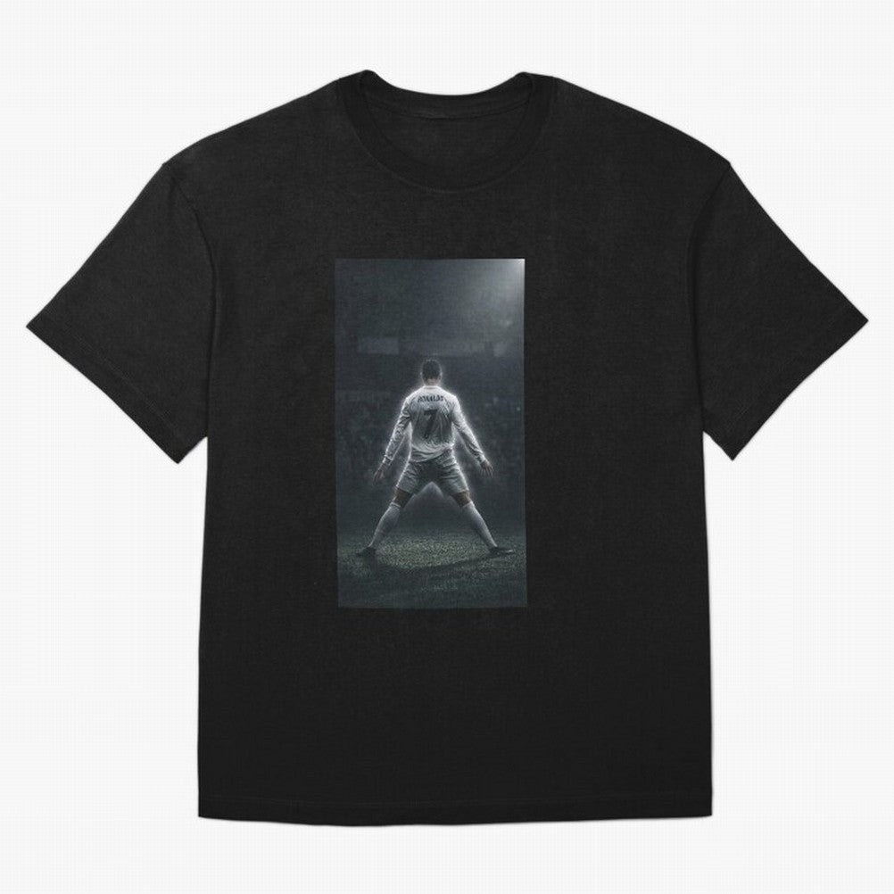 Cristiano Ronaldo Oversized T-Shirt Honor Football Greatness during FIFA World Cup 2026 Group Stage Spirit, Celebrating Netherlands, CR7, Vintage Soccer Flavor, Modern Football Stars, National Flags and Final Night Emotion; Perfect for Supporters