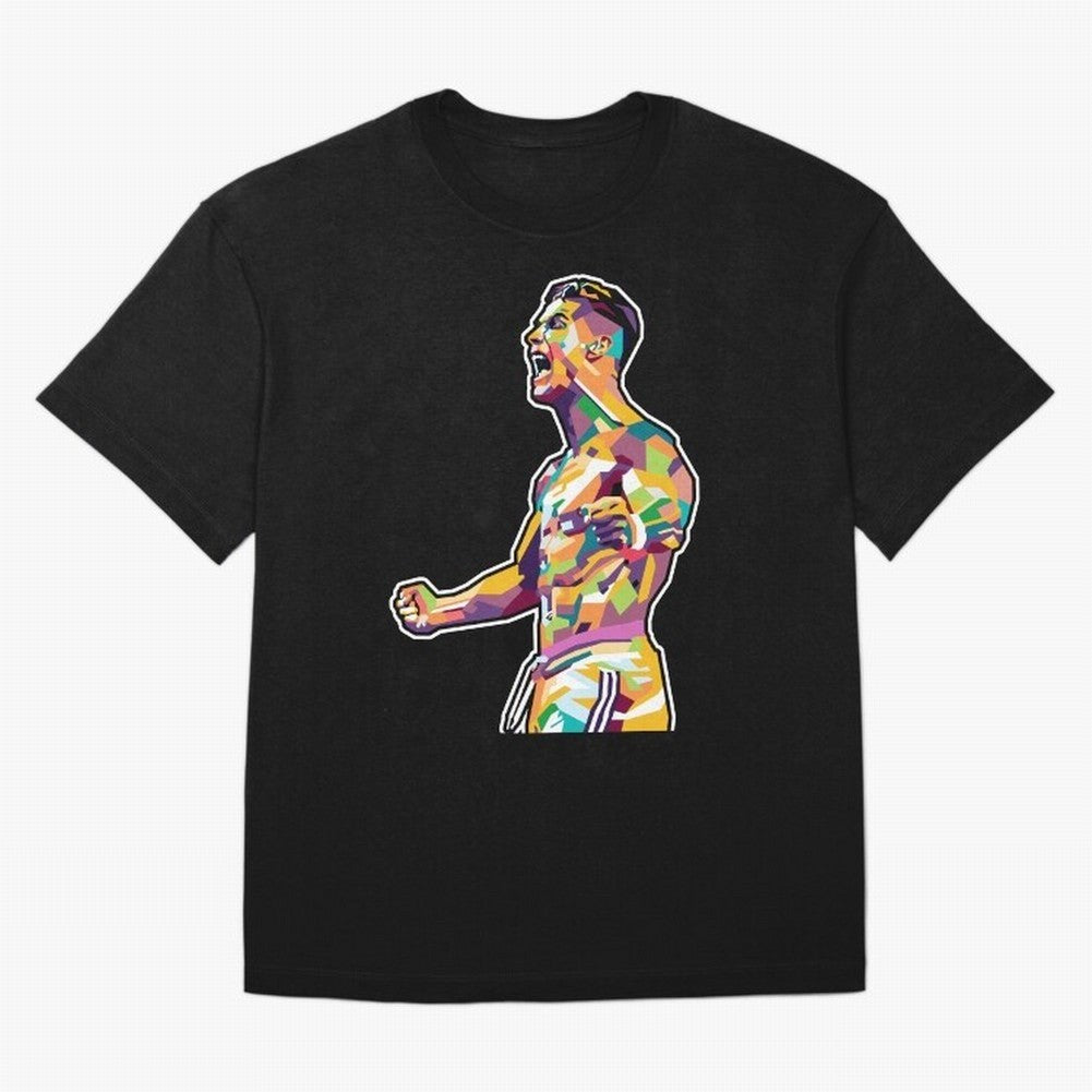 Cr7 Pop Art Oversized T-Shirt Bring Retro Soccer Energy to FIFA World Cup 2026 for Fans of Messi and Cristiano Ronaldo and England, France and Netherlands, Bringing Football History, Final Match Energy, Crowd Noise and Once in a Lifetime Moments;