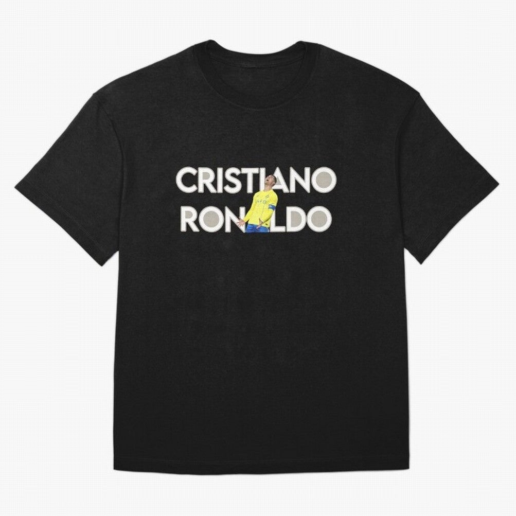 Cristiano Ronaldo Oversized T-Shirt Capture Stadium Memories from Global Football Passion for FIFA World Cup 2026 USA Canada Mexico, Centered on Mbappe, Brazil, Portugal and Argentina, Global Supporter Spirit, Legendary Goals, National Colors and