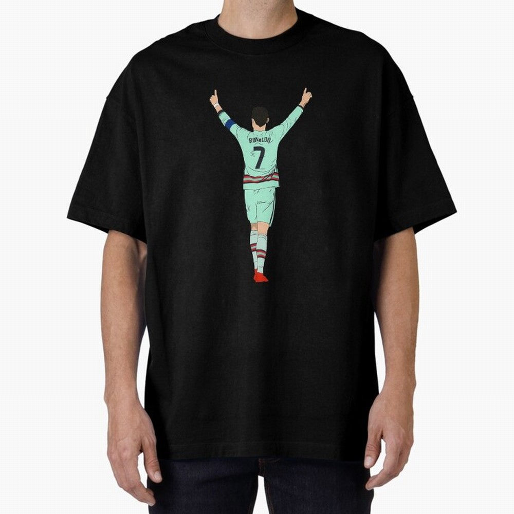 Cristiano Ronaldo Cristiano Ronaldo o Oversized T-Shirt Fuel Your Fan Pride for Global Football Passion for FIFA World Cup 2026 USA Canada Mexico, Capturing Haaland and Mbappe, England, Vintage Soccer Flavor, Modern Football Stars, National Flags