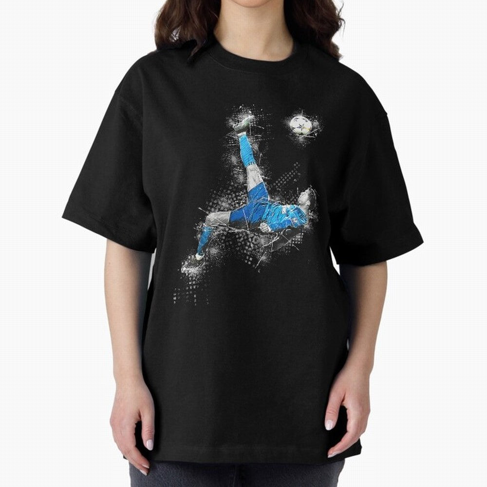 Cristiano Ronaldo Oversized T-Shirt Celebrate FIFA World Cup 2026 Group Stage Spirit, Celebrating Portugal, CR7 and Messi, Supporter Pride, Iconic Celebrations, Legendary Names and Global Match Day Energy; Ideal for Football Dads, Football Moms,