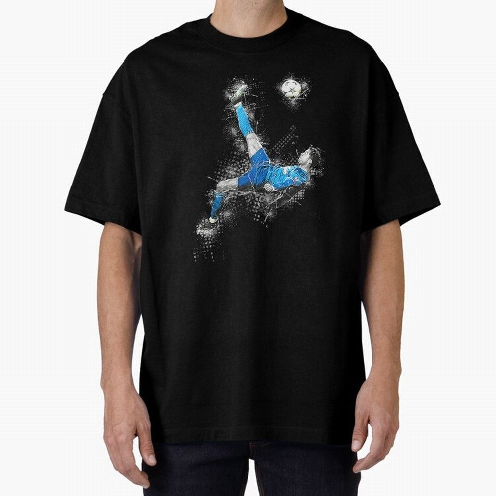 Cristiano Ronaldo Oversized T-Shirt Celebrate FIFA World Cup 2026 Group Stage Spirit, Celebrating Portugal, CR7 and Messi, Supporter Pride, Iconic Celebrations, Legendary Names and Global Match Day Energy; Ideal for Football Dads, Football Moms,