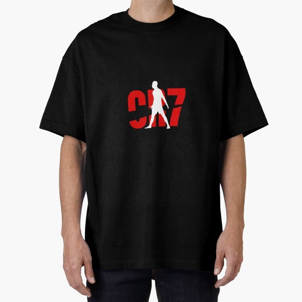 cristiano Ronaldo T-shirt Oversized T-Shirt Represent Football Lovers during Match Day Hype around FIFA World Cup 2026, Messi, CR7 and Mbappe, Spain, Classic Soccer Heritage, Championship Pressure, Fan Loyalty and International Pride; Built for