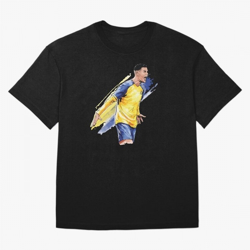 Ronaldo Al-Nassr 2022 Oversized T-Shirt Honor Football Greatness during Global Football Passion for FIFA World Cup 2026, Highlighting Cristiano Ronaldo, Haaland and CR7, England, Champion Mindset, Group Stage Buzz, Knockout Tension and Passionate