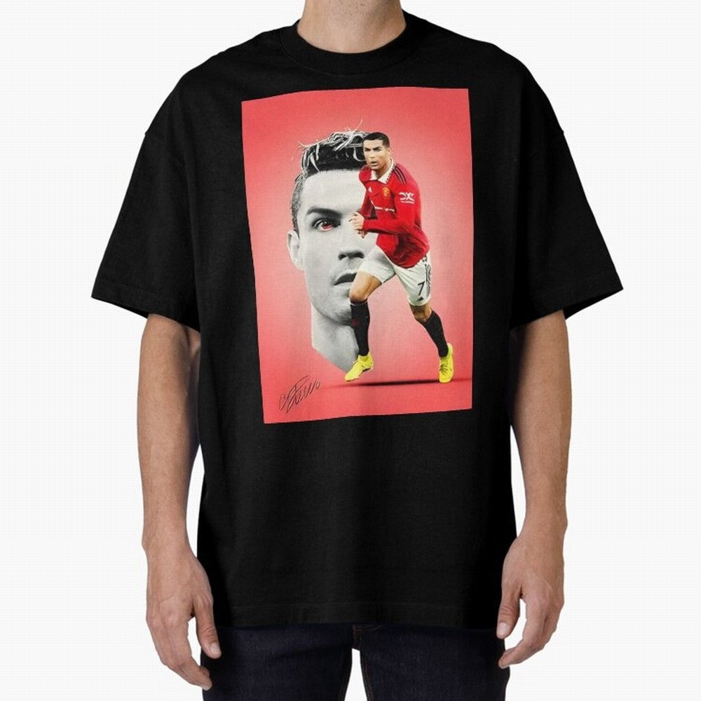 Cr7 Oversized T-Shirt Celebrate Rivalries and Pride in FIFA World Cup 2026 Group Stage Spirit, Capturing Argentina, Mbappe and Neymar, Supporter Pride, Iconic Celebrations, Legendary Names and Global Match Day Energy; Perfect for People Who Love
