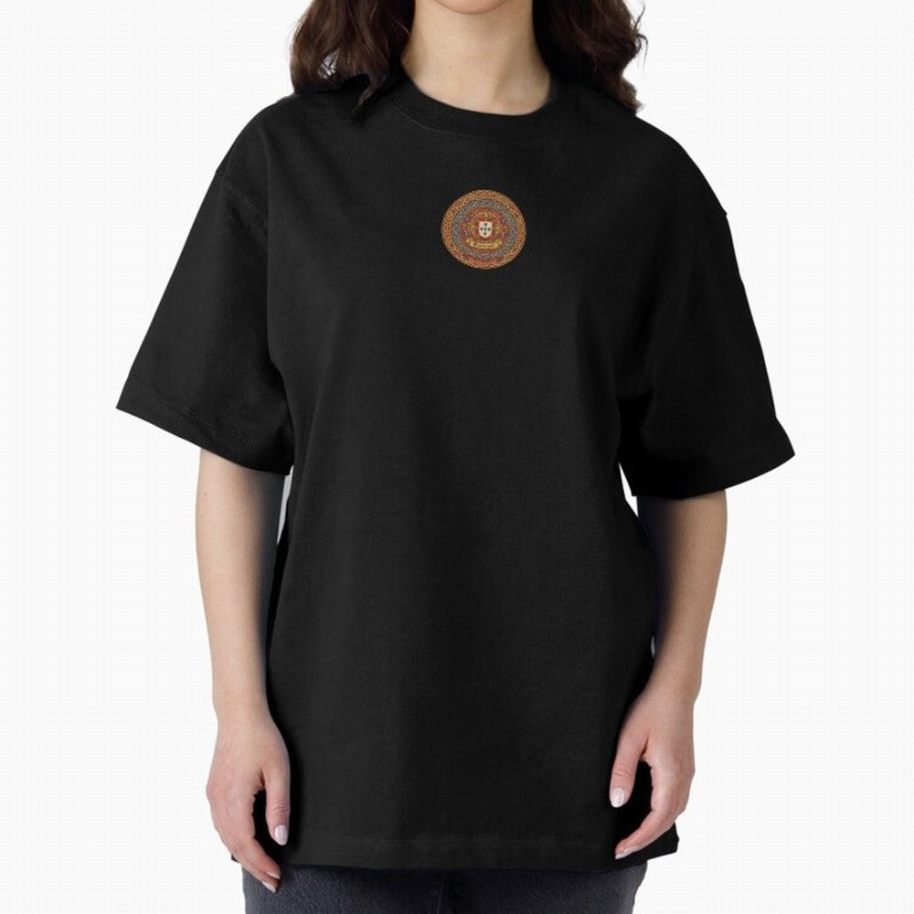 Portugal ¡ª The Navigators¡¯ Crimson Cross Oversized T-Shirt Bring World Football Passion into Match Day Hype around FIFA World Cup 2026, Mbappe and Neymar, Spain, Game Day Rituals, Football Legends, Country Pride and the Road to the Final; Made