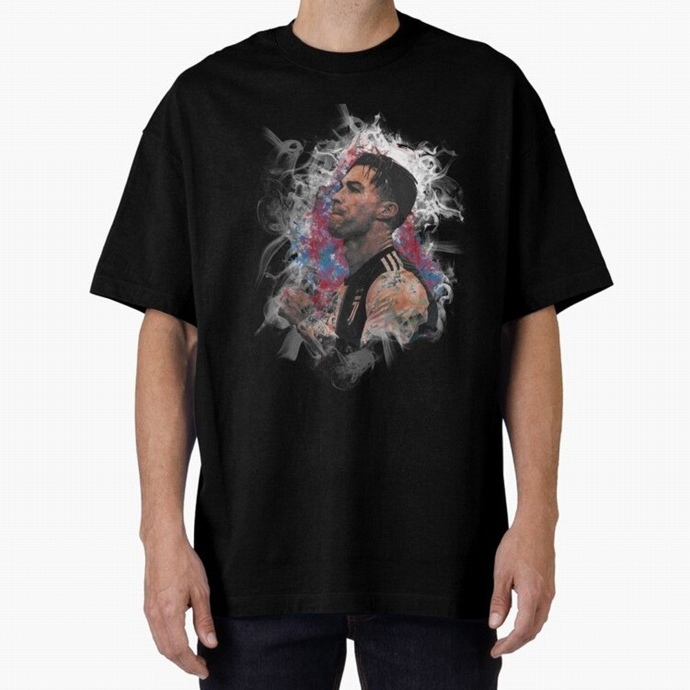 Cristiano Ronaldo pop art painting of ronaldo Oversized T-Shirt Celebrate Golden Goal Energy in Match Day Hype around FIFA World Cup 2026 USA Canada Mexico, Messi, England, France and Netherlands, Football History, Final Match Energy, Crowd Noise