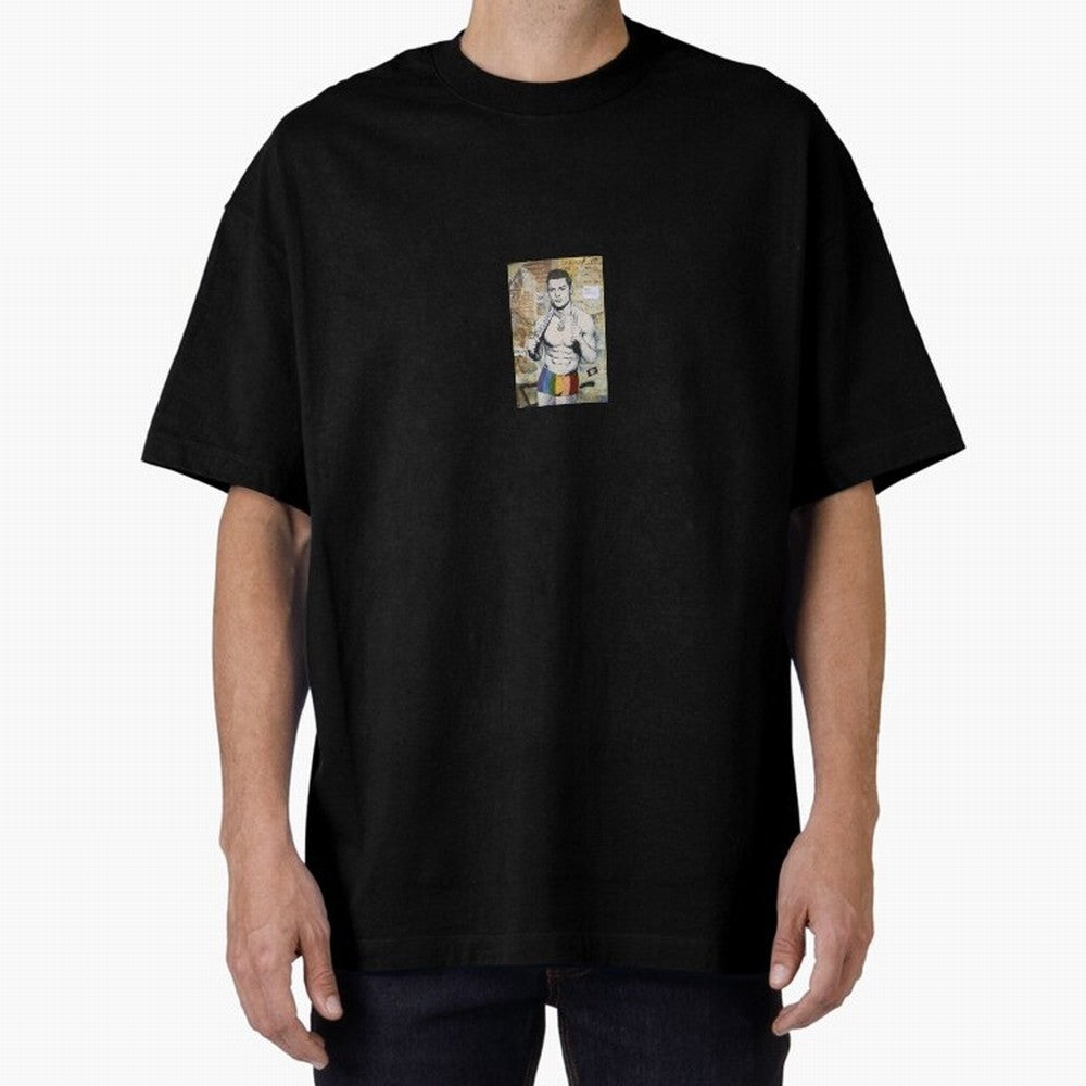 Cristiano Ronaldo LGBT graffiti Oversized T-Shirt Build the FIFA World Cup 2026 Journey through Messi, Neymar and Mbappe Highlights, England and Germany Pride, Match Day Excitement, Supporter Culture, Golden Goals and Global Football Passion; Great