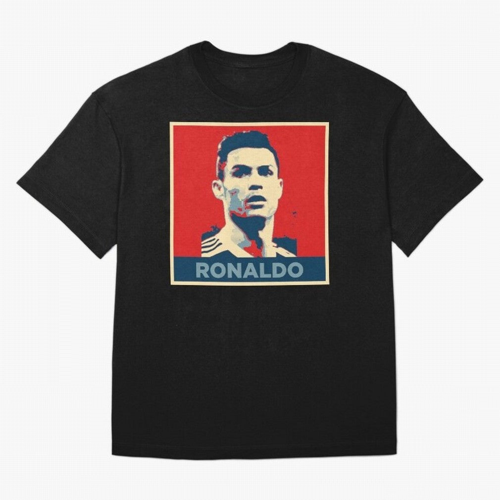 Cristiano Ronaldo Obama Style Oversized T-Shirt Honor the Beautiful Game during the FIFA World Cup 2026 USA Canada Mexico Journey through CR7 and Messi Highlights, England, France and Netherlands Pride, Stadium Memories, Football Loyalty,