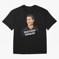 Cristiano Ronaldo Portrait Oversized T-Shirt Celebrate the Biggest Stage of the FIFA World Cup 2026 Journey through Messi, CR7 and Mbappe Highlights, England and Germany Pride, Match Day Excitement, Supporter Culture, Golden Goals and Global