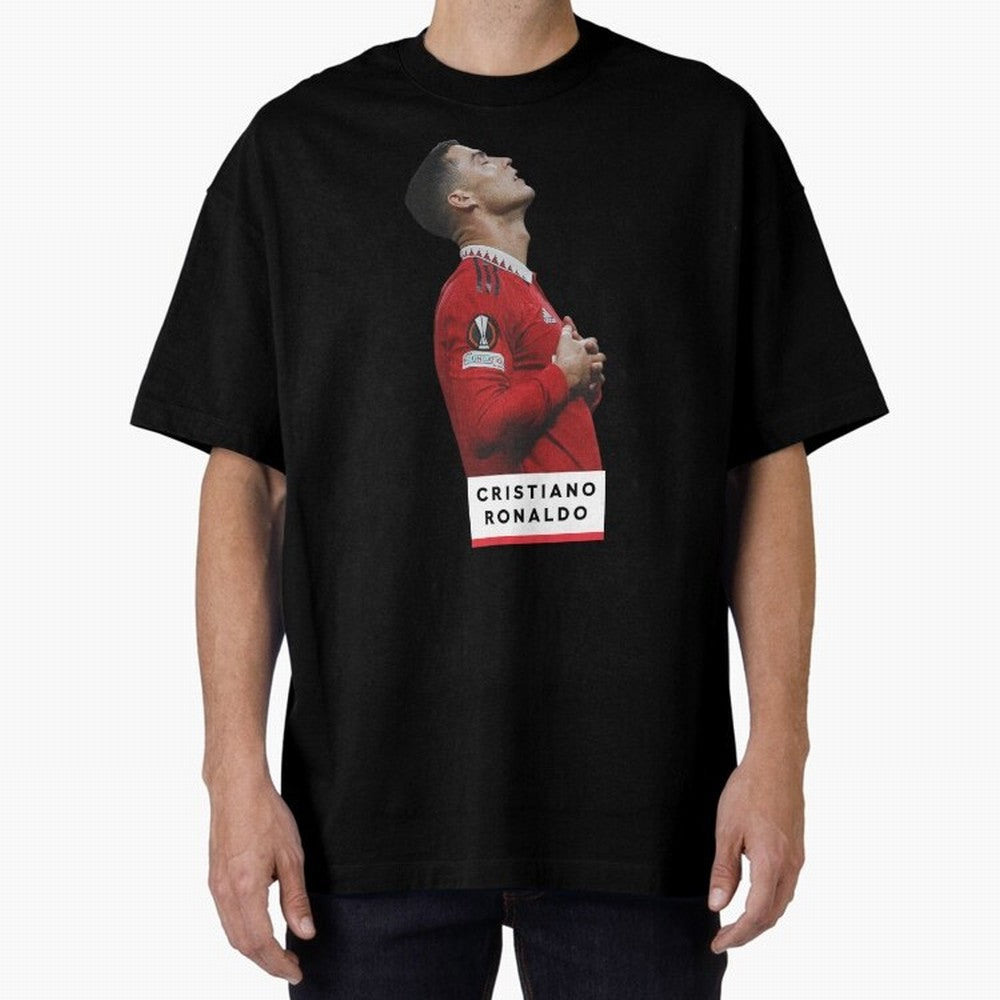 New Celebration Ronaldo Oversized T-Shirt Honor Champions and Dreams in FIFA World Cup 2026 Group Stage Spirit, Centered on Germany, CR7 and Messi, Champion Mindset, Group Stage Buzz, Knockout Tension and Passionate Fan Culture; Ideal for Football