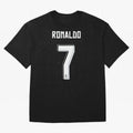 CR7, Cristiano Ronaldo, Cristiano, Ronaldo, oro, portugal, 7, number, dorsal Oversized T-Shirt Keep the Match Day Mood of Match Day Hype around FIFA World Cup 2026 Group Stage, Haaland, Portugal, Spain and Germany, Fan Favorite Moments, National