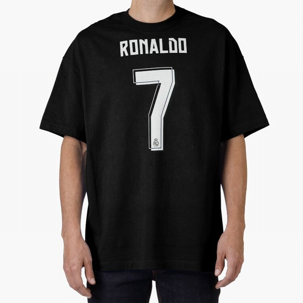 CR7, Cristiano Ronaldo, Cristiano, Ronaldo, oro, portugal, 7, number, dorsal Oversized T-Shirt Keep the Match Day Mood of Match Day Hype around FIFA World Cup 2026 Group Stage, Haaland, Portugal, Spain and Germany, Fan Favorite Moments, National
