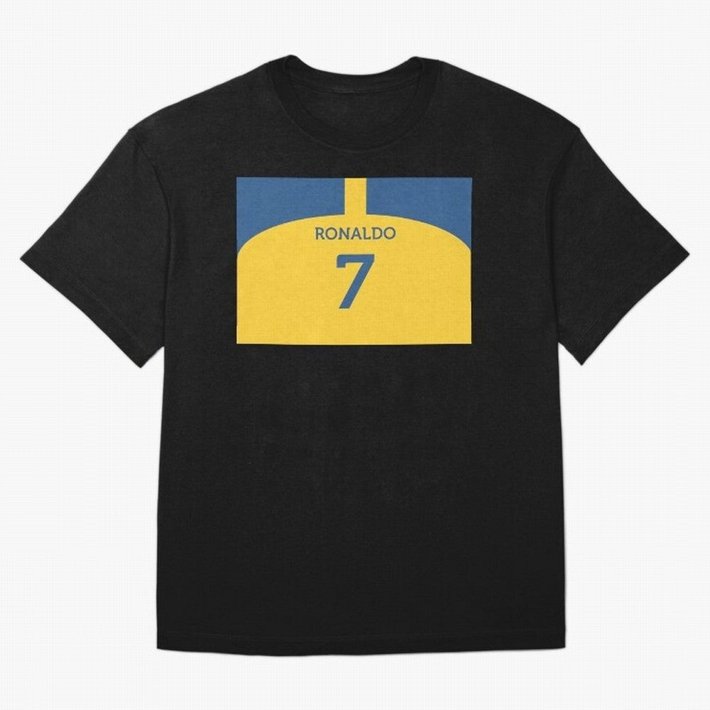 Cristiano Ronaldo Al Nassr Fc Oversized T-Shirt Follow the Final Road of Global Football Passion for FIFA World Cup 2026 Group Stage, Featuring Cristiano Ronaldo, Haaland and CR7, Spain, Supporter Pride, Iconic Celebrations, Legendary Names and