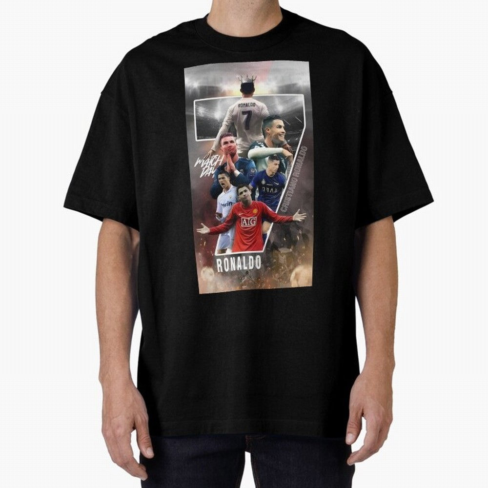 Cr7 wallpaper Oversized T-Shirt Make Every Match About the FIFA World Cup 2026 Group Stage Journey through Neymar Highlights, Argentina and Brazil Pride, Championship Spirit, Famous Goals, Roaring Crowds and International Football Unity; Perfect