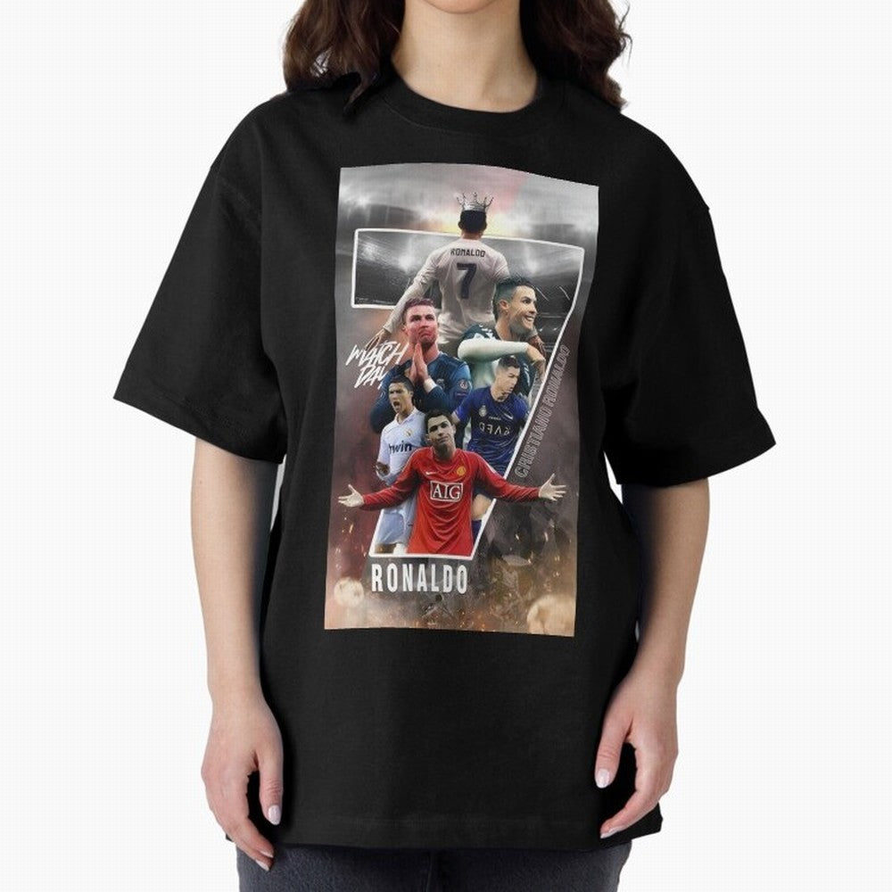 Cr7 wallpaper Oversized T-Shirt Make Every Match About the FIFA World Cup 2026 Group Stage Journey through Neymar Highlights, Argentina and Brazil Pride, Championship Spirit, Famous Goals, Roaring Crowds and International Football Unity; Perfect
