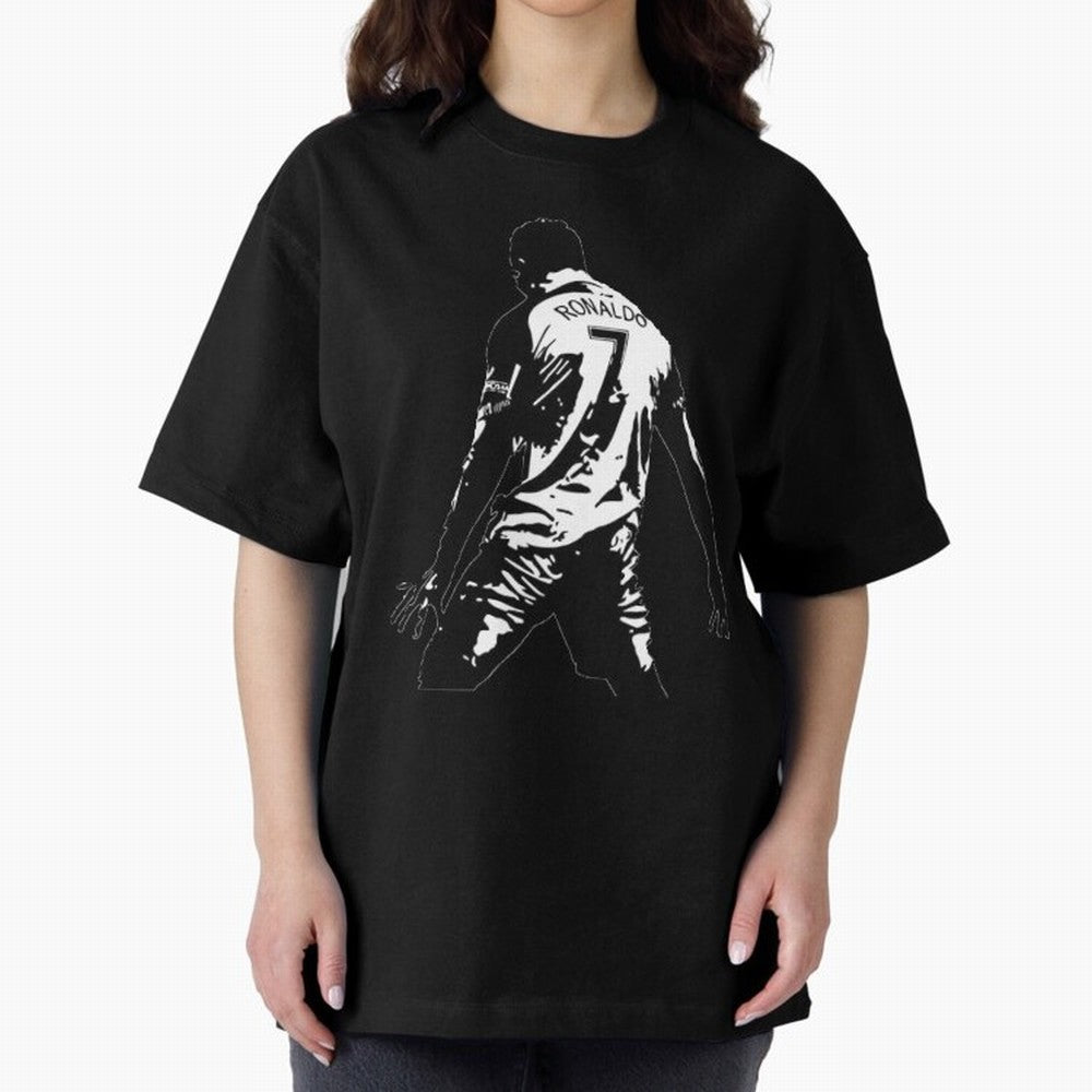 CRISTIANO RONALDO Oversized T-Shirt Celebrate the Road through FIFA World Cup 2026 for Fans of Messi, CR7 and Mbappe and Argentina, Bringing Supporter Pride, Iconic Celebrations, Legendary Names and Global Match Day Energy; Ideal for Fans Who