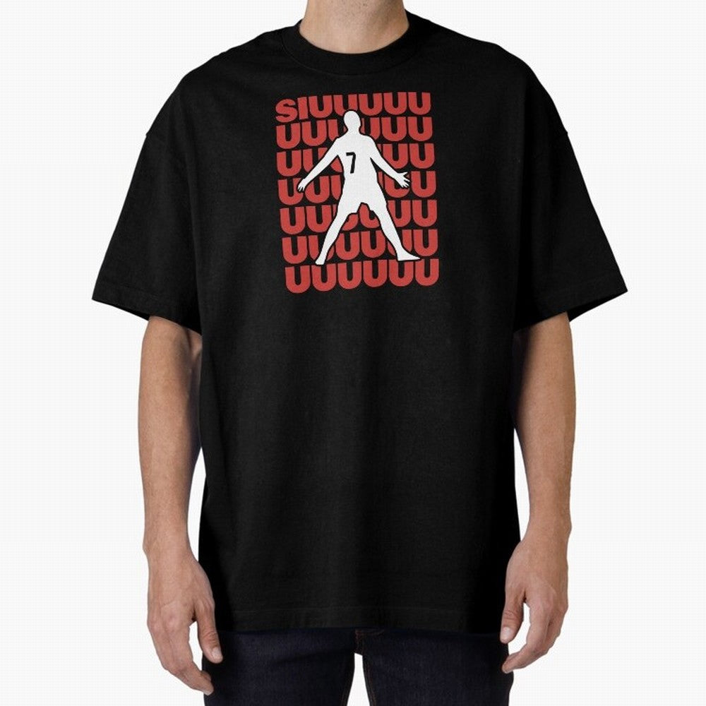 SIUUUUUU! Ronaldo Oversized T-Shirt Fuel the FIFA World Cup 2026 USA Canada Mexico Journey through Messi Highlights, Brazil, Portugal and Argentina Pride, Soccer Culture, Superstar Moments, National Team Dreams and Competitive Fire; Built for