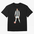 Ronaldo Stance Oversized T-Shirt Keep Football History Alive during Match Day Hype around FIFA World Cup 2026, Mbappe and Neymar, England, Supporter Pride, Iconic Celebrations, Legendary Names and Global Match Day Energy; Ideal for Fans Who Follow