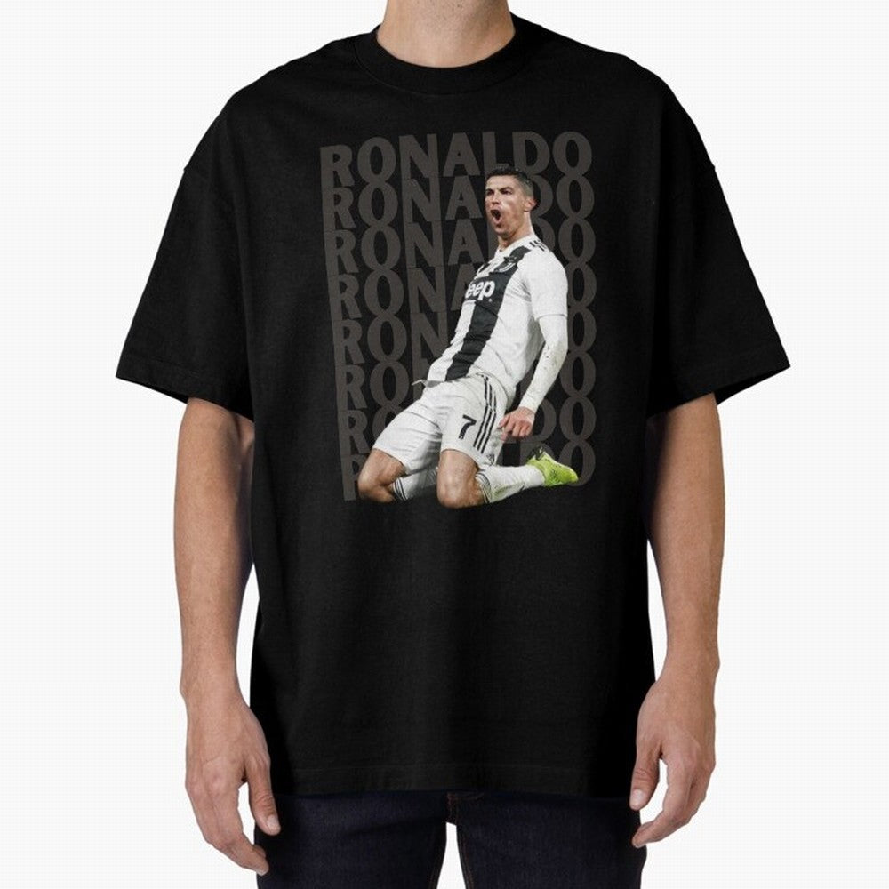 Cristiano Ronaldo | Portugal | Football | GOAT | Juventus Oversized T-Shirt Bring World Football Passion into FIFA World Cup 2026 USA Canada Mexico Spirit, Made for Portugal, Spain and Germany, Messi, Global Supporter Spirit, Legendary Goals,