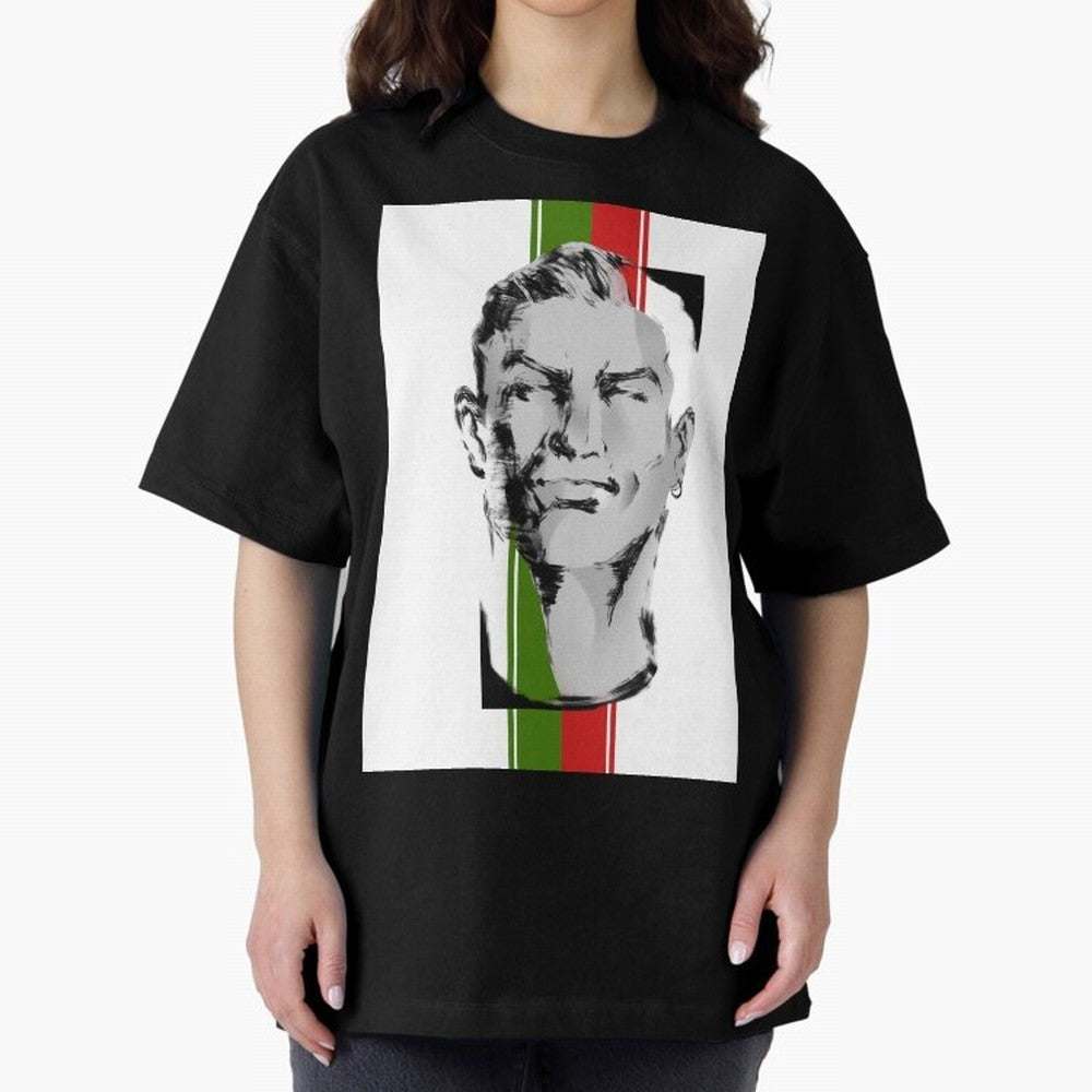 Cristiano Oversized T-Shirt Show Fan Pride Across FIFA World Cup 2026 Group Stage Filled with CR7, France and Portugal Energy, Football Festival Excitement, Trophy Ambitions, Country Rivalries and Star Player Buzz; Ideal for Football Dads, Football